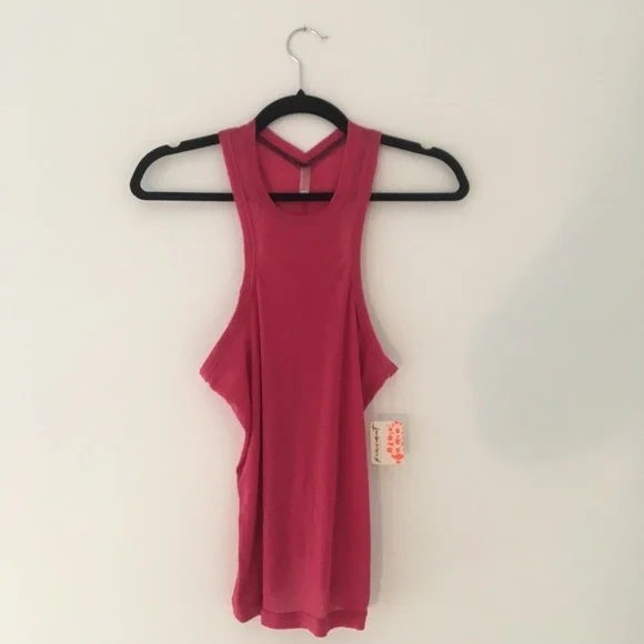 Free People Movement Tank Top Pink Size XS NWT - Picture 2 of 6